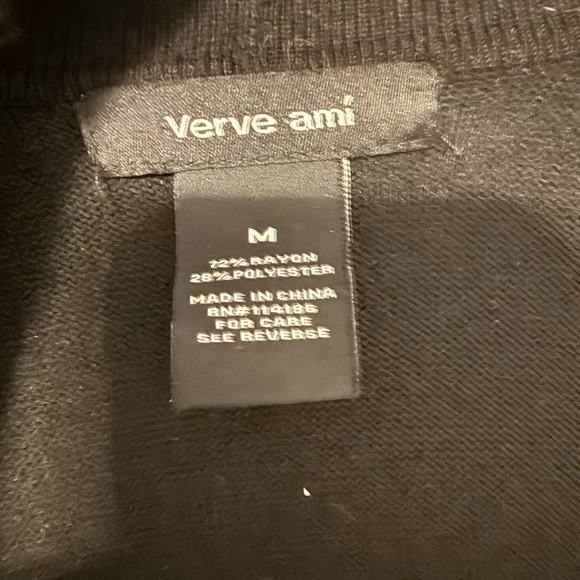 Verve Ami | Black Open Cardigan | Size M - Picture 3 of 7